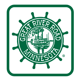 Great River Road Minnesota Sign Logo