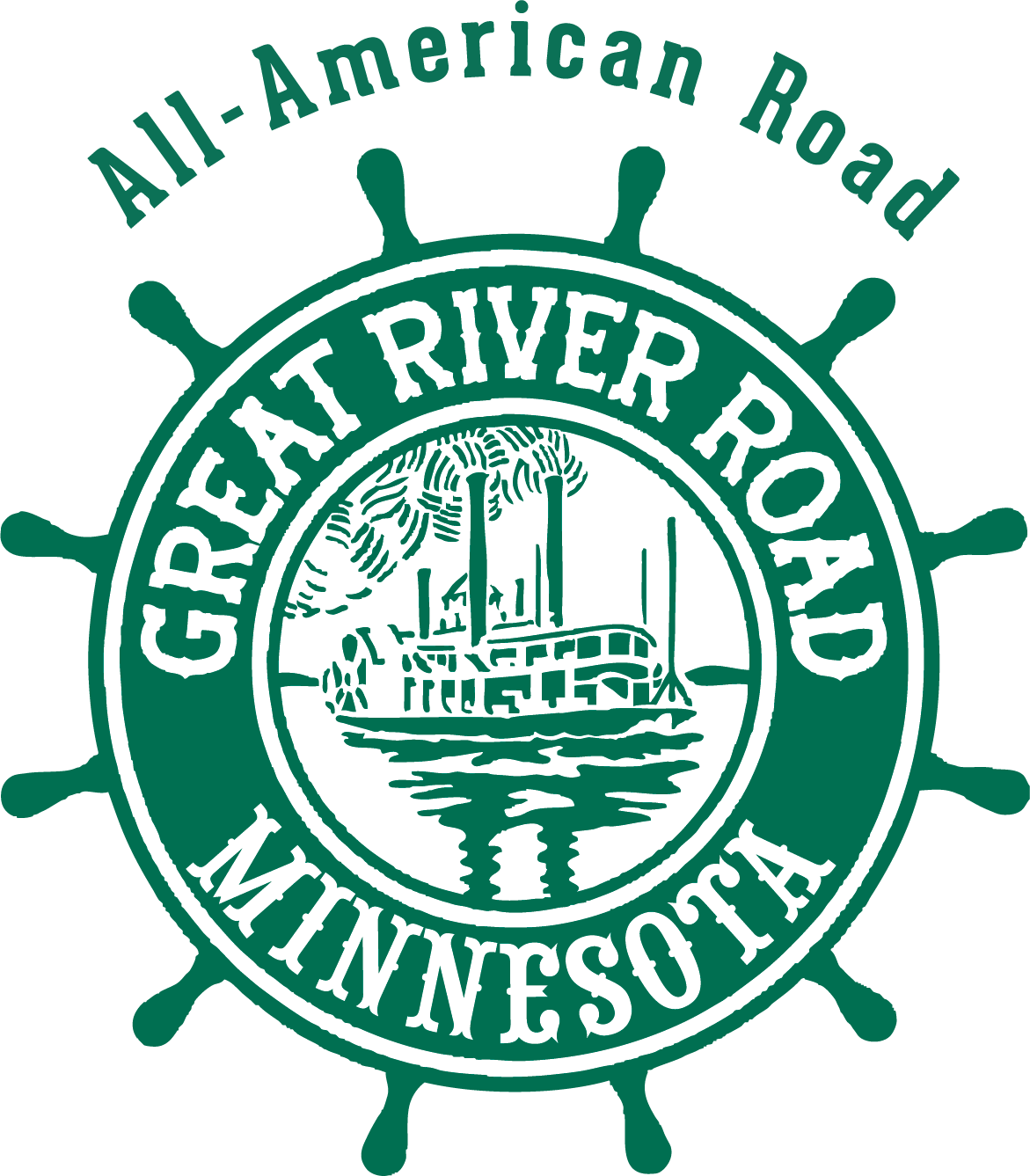 Great River Road Minnesota Logo