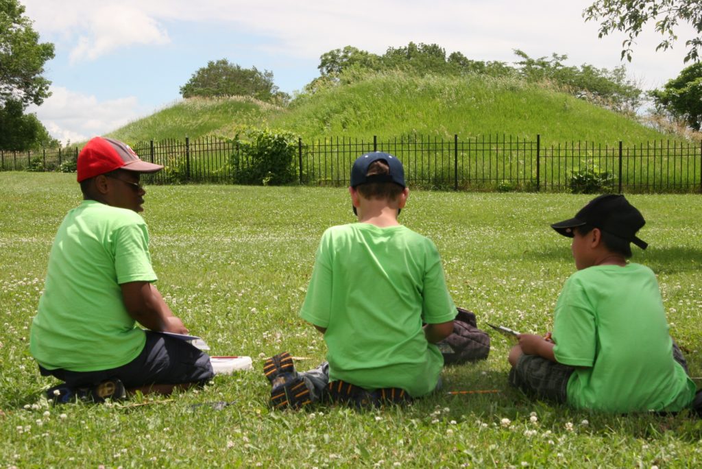 Kids at Mounds Park